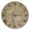 Designart 'Antique Old Paper Style Farmhouse Wall Clock